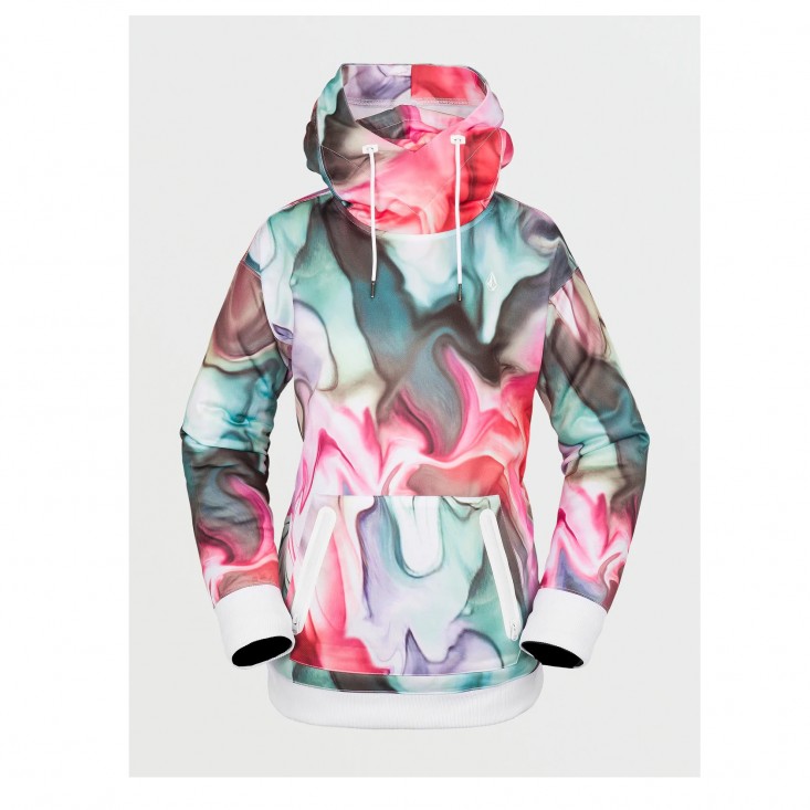 Spring Shred Hoody Felpa Snowboard Nebula Print